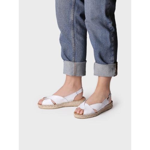 ESPADRILLES FOR WOMEN IN LEATHER - ENOLA-P