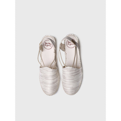 WEDGE ESPADRILLES WITH ELASTIC STRAPS IN EVUDO - TANIA-ZR