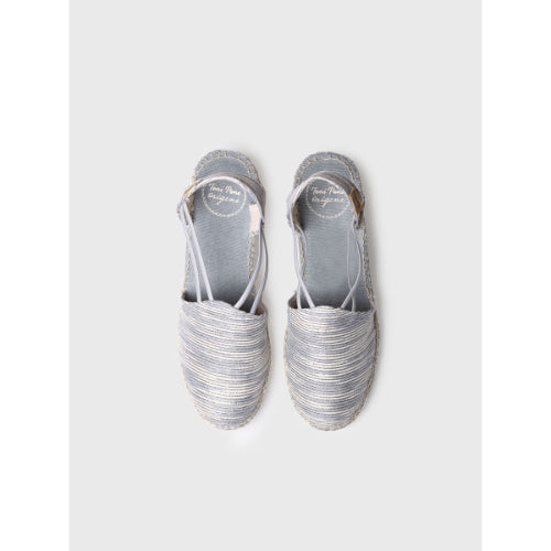 WEDGE ESPADRILLES WITH ELASTIC STRAPS - TANIA-ZR