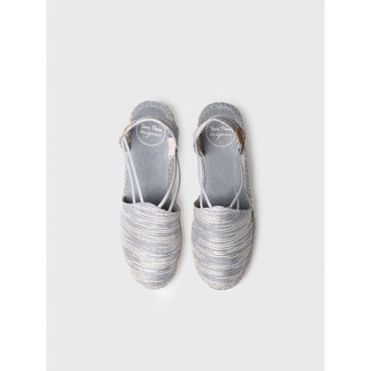 WEDGE ESPADRILLES WITH ELASTIC STRAPS - TANIA-ZR