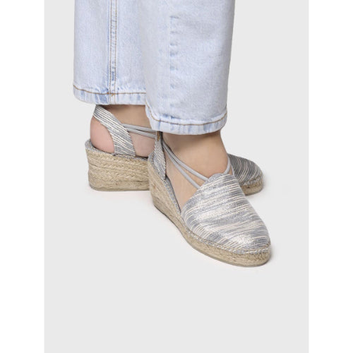 WEDGE ESPADRILLES WITH ELASTIC STRAPS - TANIA-ZR