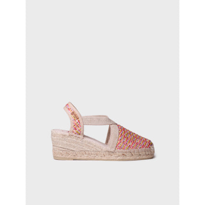 WOMEN'S VEGAN ESPADRILLES IN MULTICOLOURED RAFFIA - TERRA-CS