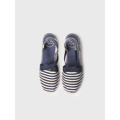 NAVY BLUE SEAWEDGEESPADRILLE - TERRA-DD