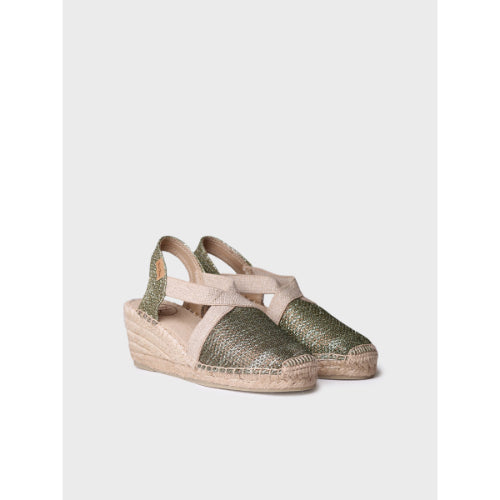 WOMEN'S SHINY VEGAN ESPADRILLES - TRITON
