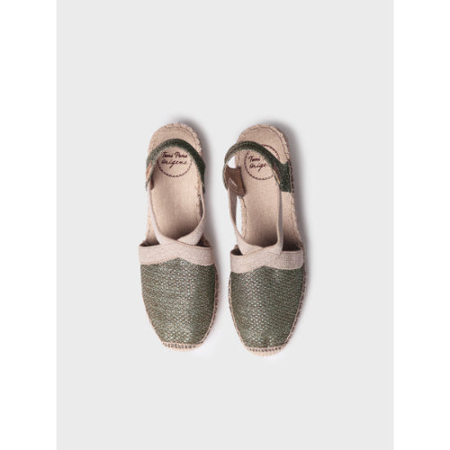 WOMEN'S SHINY VEGAN ESPADRILLES - TRITON