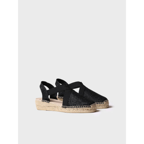 TONI PONS VELINO Espadrille Vegan Femme Tissu Brillant - Confort Et Style Estival