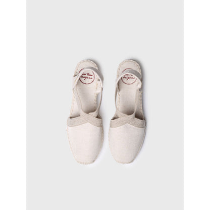 WOMEN'S FLAT VEGAN ESPADRILLES IN COTTON FABRIC - VERDI-V